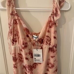 Princess Polly Pink Floral Trigg Mini Dress